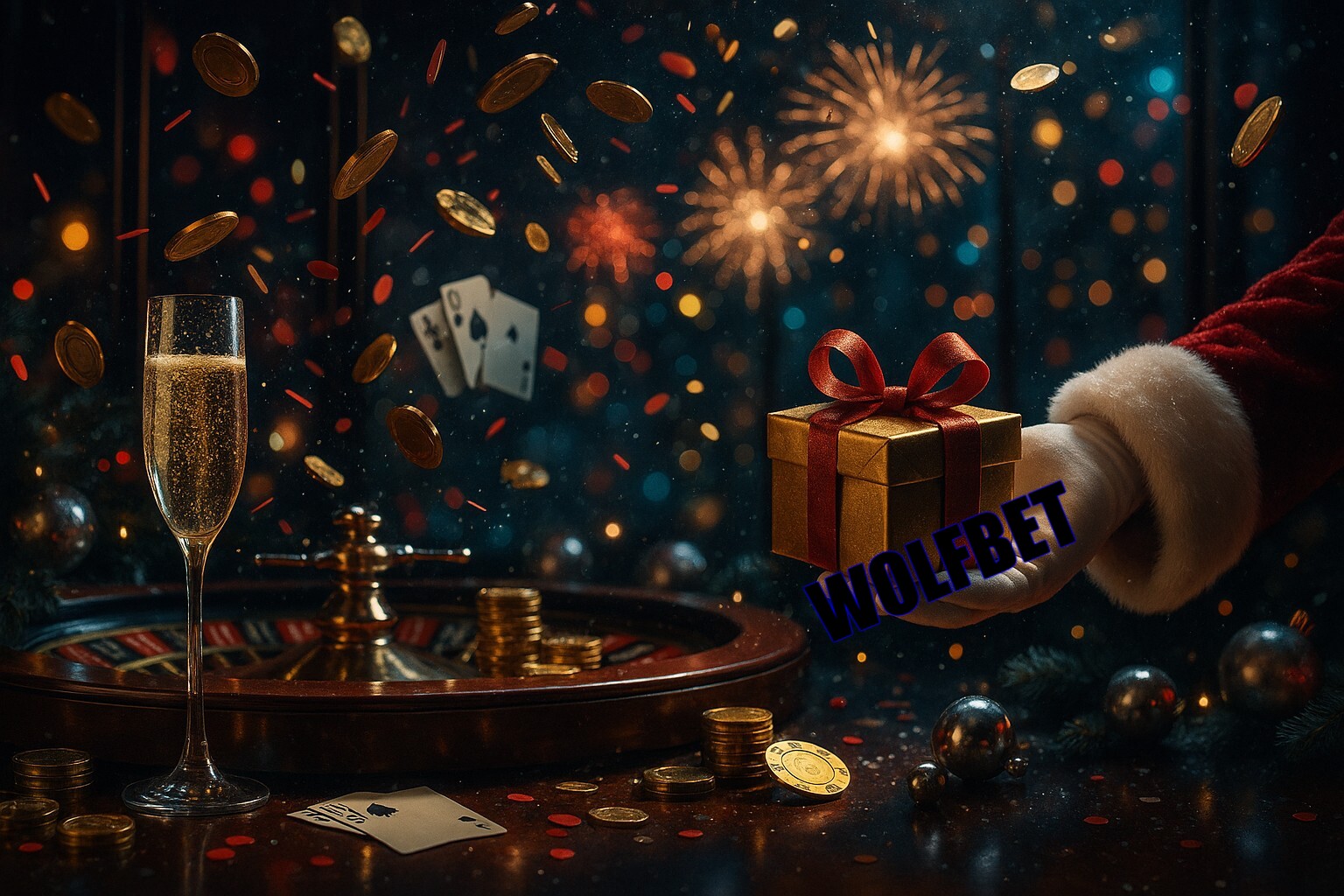 Promoções de Ano Novo no WOLFBET